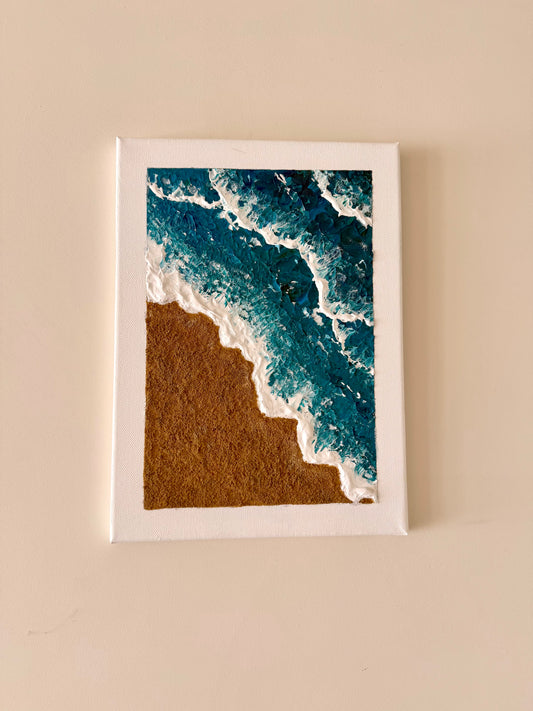 Custom Textured Seascape Painting
