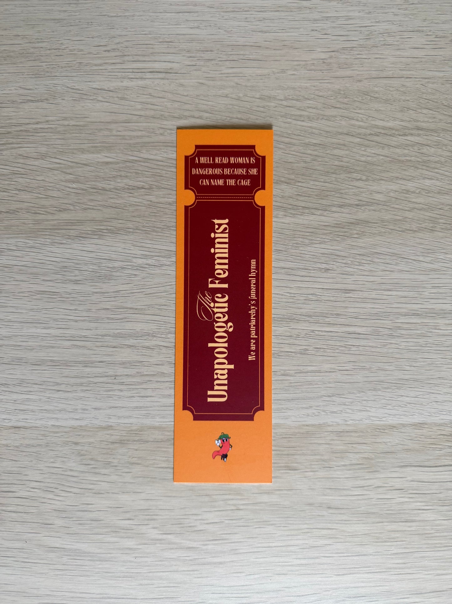 Unapologetic Feminist Bookmark
