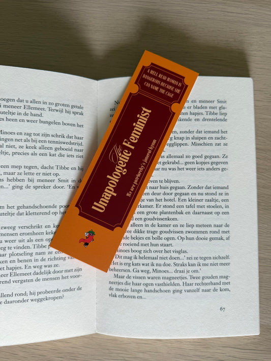 Unapologetic Feminist Bookmark