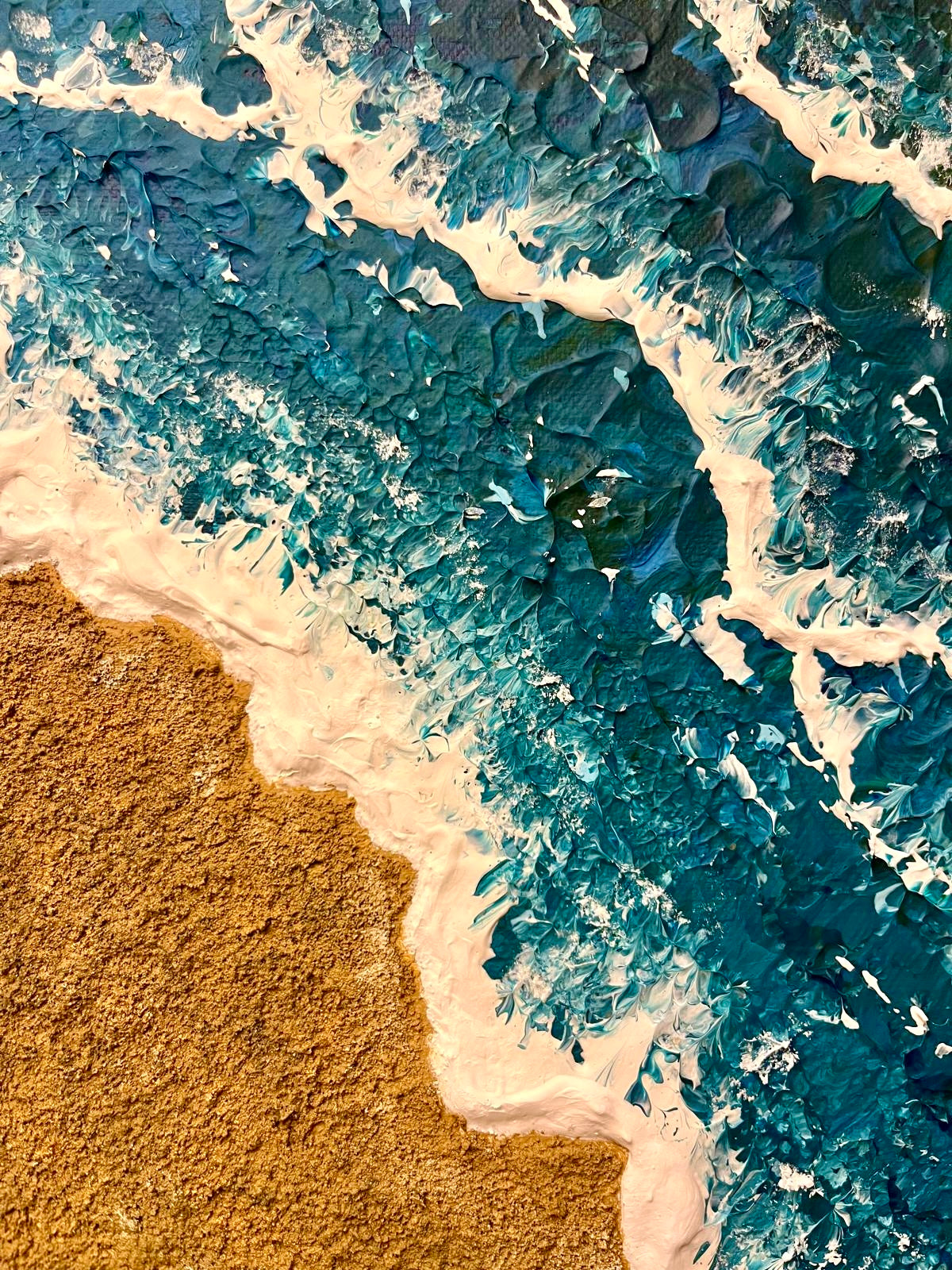 Custom Textured Seascape Painting